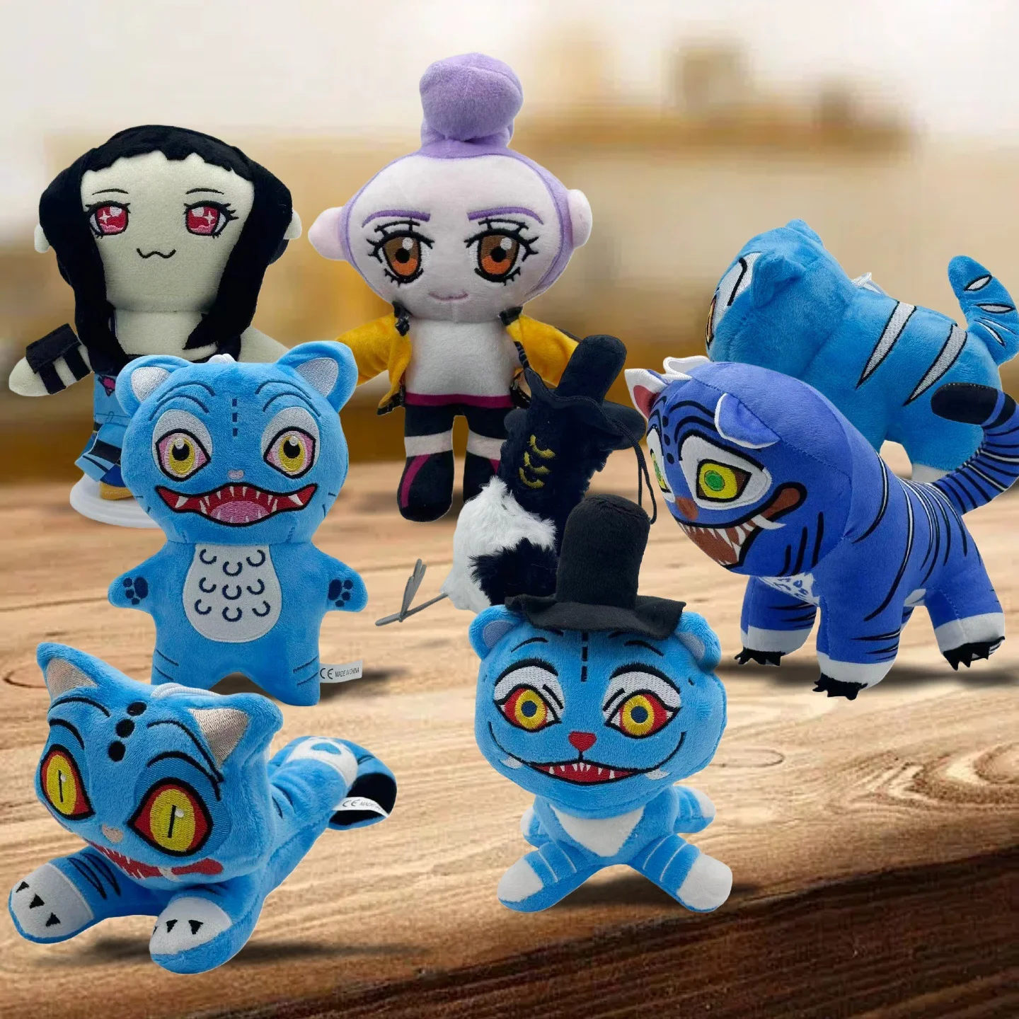 

2026 Hot Anime Kpop Demons Hunters Plush Rumi Mira Zoey Figure Monster Hunt Girl Group Plush Doll Toy Fans Gift Desk Decoration