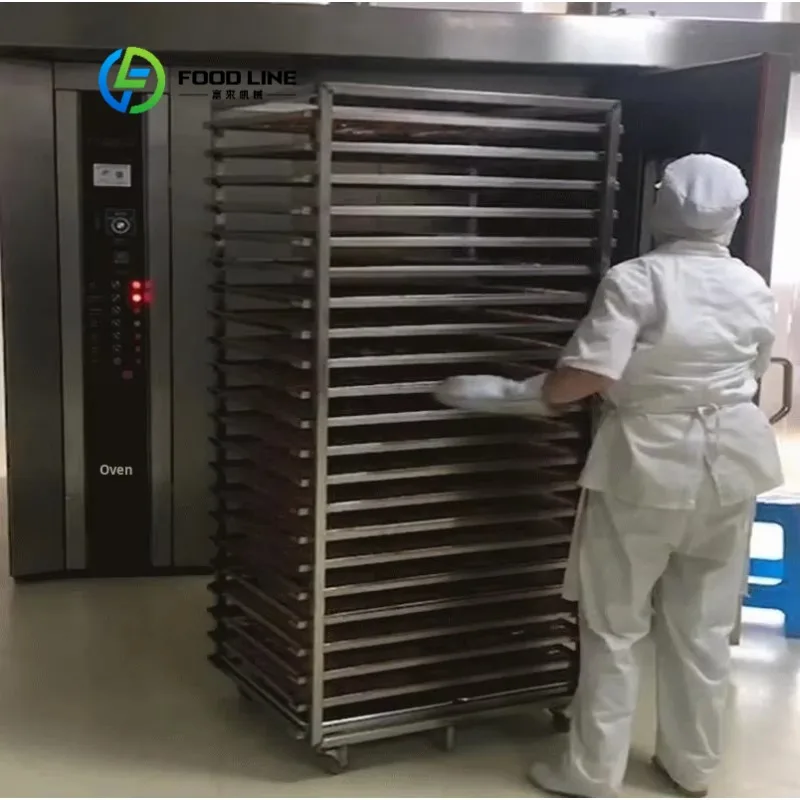 Hot Air Rotary Oven 16/32/64-Tray Commercial Cooking Equipment for Bakery Use in Bread Mooncakes & Roasted Duck Customized