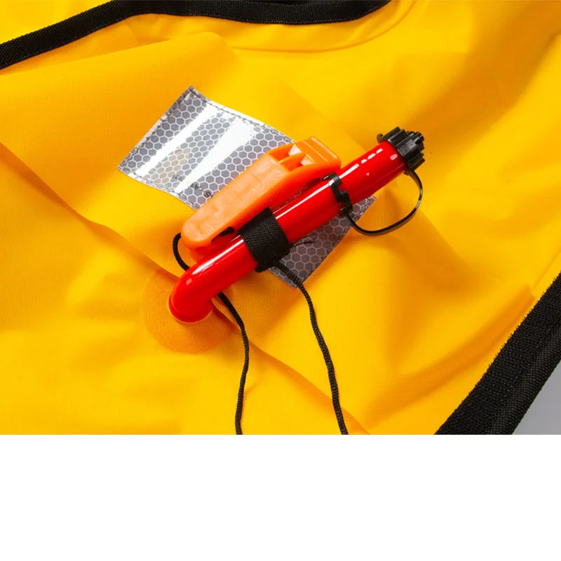 Novo auto-inflável coletes salva-vidas manual barco coletes salva-vidas adulto pfd 150n para esportes aquáticos pesca rafting acessórios