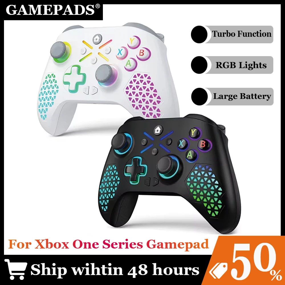 Contrôleur de jeu sans fil pour Xbox One, Xbox Seris S, fenêtre de Console X, 7 8 10 pièces avec Joystick multi-jeu double Vibra/Six axes