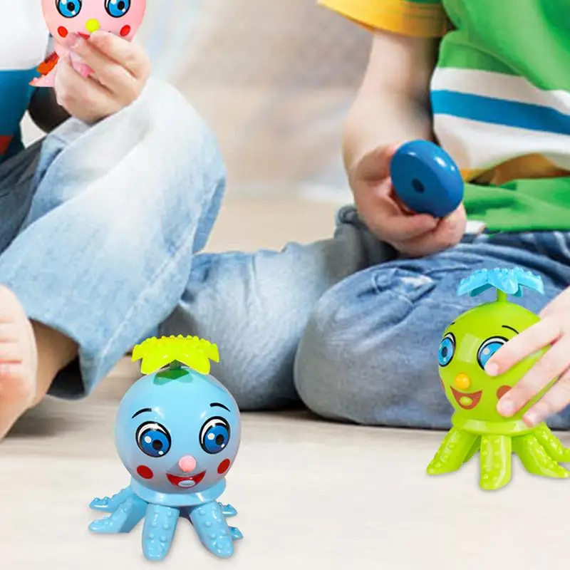 Funny Octopus Toy Wind-Up Animal Toys Sea Animal Decoration Desktop Ornament Creative Gadget For Kids Classroom