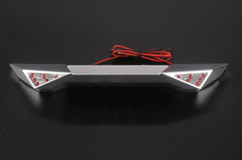 For The for traxxas Trx4 Defender Axial Scx10 Ii 90046 90047 Texture Compatible Front Bumper Rear Bumper With Led Lights