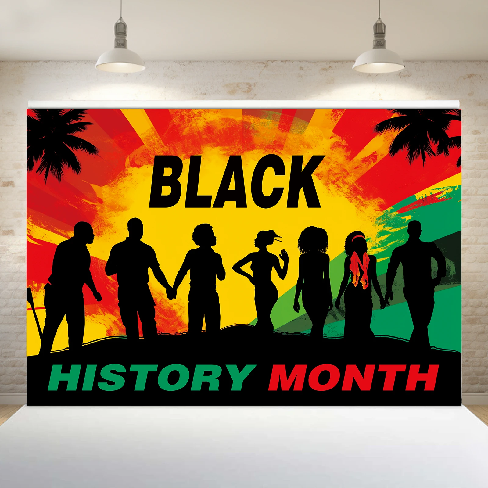 

1PCS 100x150cm Black History Month(6) Theme Backdrop,Photography Background,Used To Gifts,Activities Or Other Party Decoration