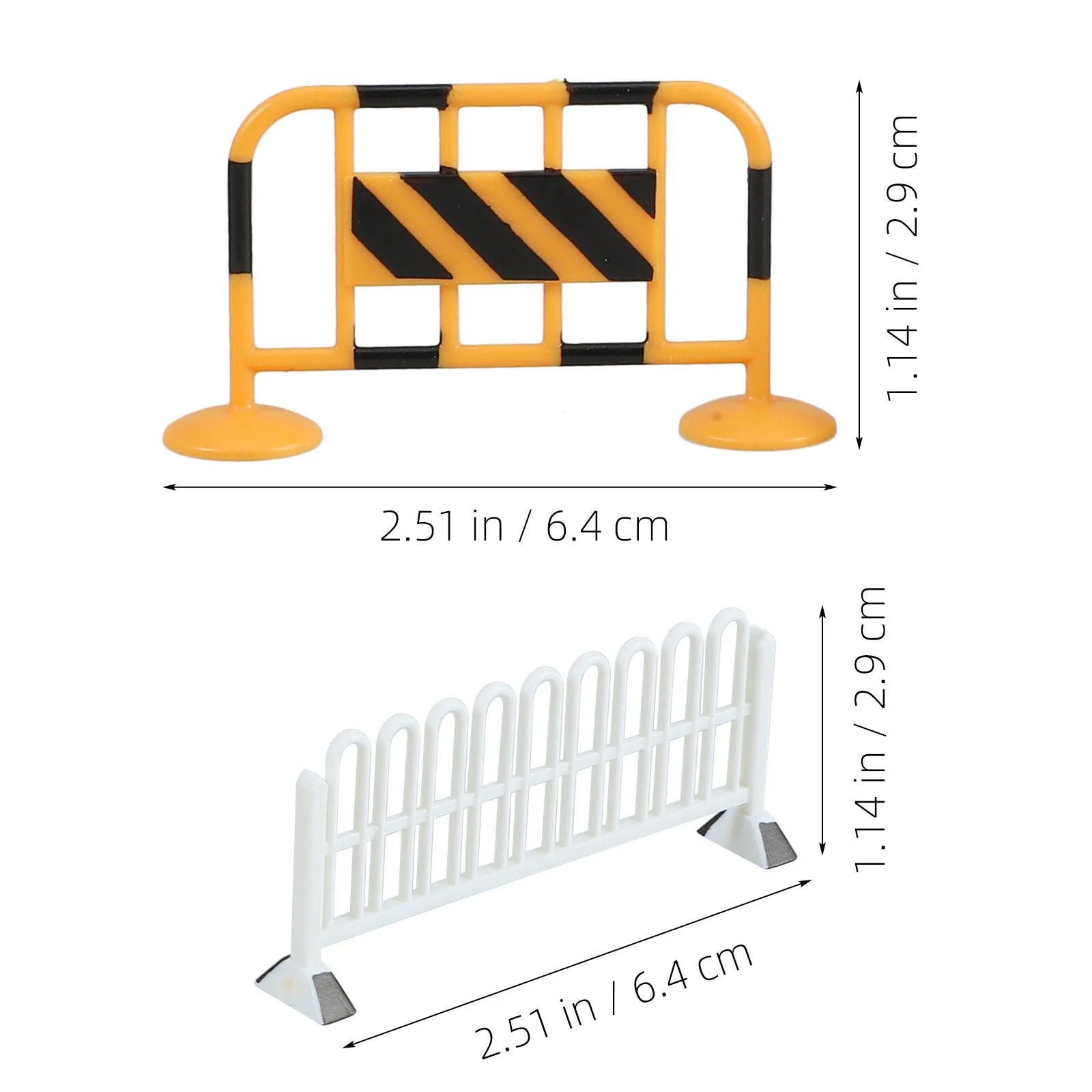 Signs Toys Miniature Traffic Roadblock Barrier Obstacle Roadblocks Pretend Street Child