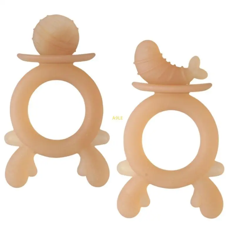 

Long Service Baby Teething Toy Silicone Teether Gentle Rubber Teether for Baby