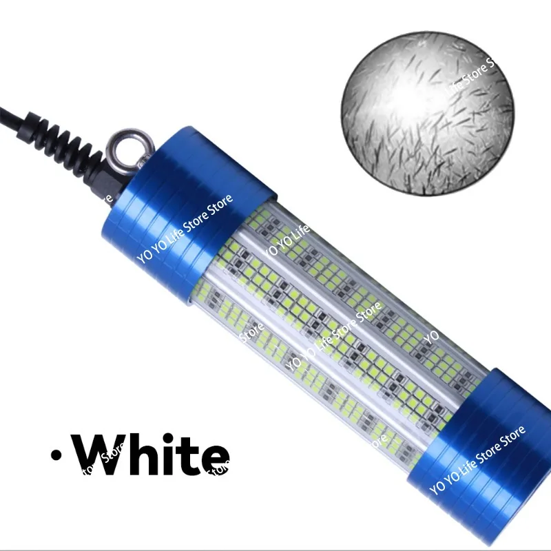 Underwater Fishing Light DC12V 150W 300W Green White Submersible High Power LED Lure Bait and Finder Lamp Attractant