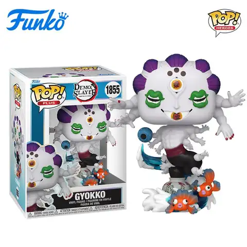 Ny FUNKO POP Original Anime Tecknad Demon Slayer Blade Kurtisan Taro Jade Pot Leksaksfigurer Samling Modell Leksaks Födelsedagspresenter 9 best sales Funko Pop Gorillaz - №9