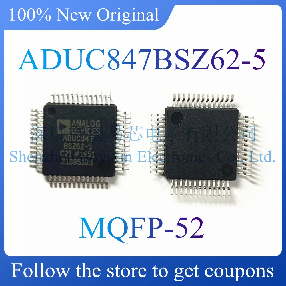 

NEW ADUC847BSZ62-5.Original Product.Package MQFP-52