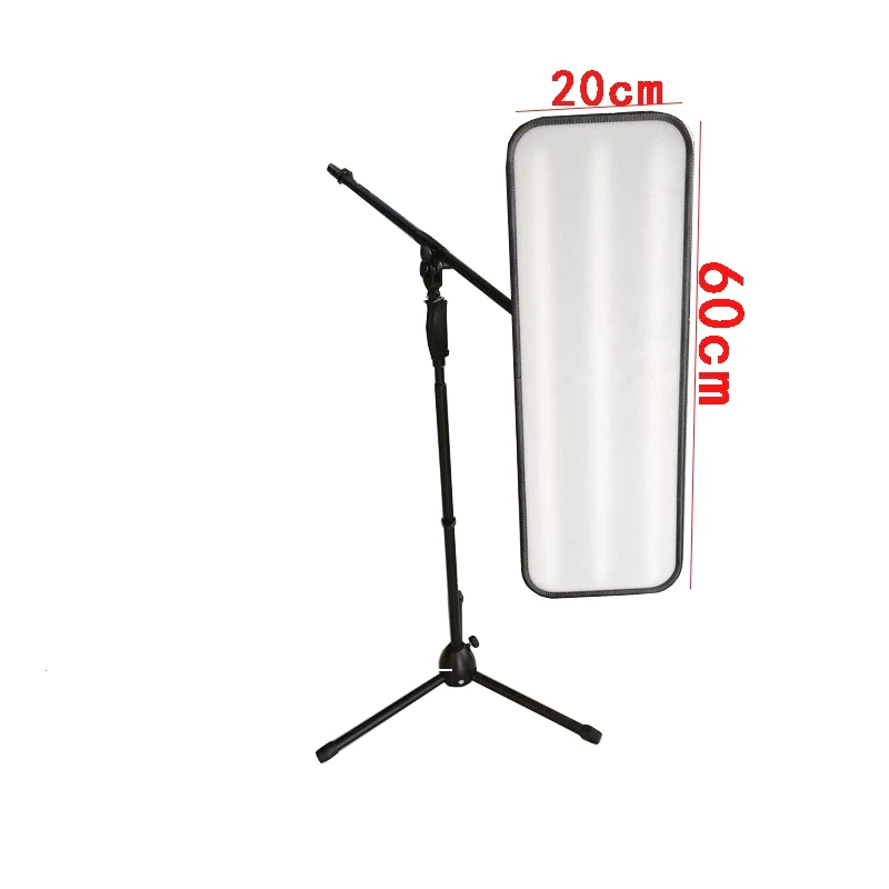 60cm Lamp Holder Floor Bracket Retractable Support Frame 6 Colors Adjustable Detection Lamp Dent Pit Leveling Lamp Accessories