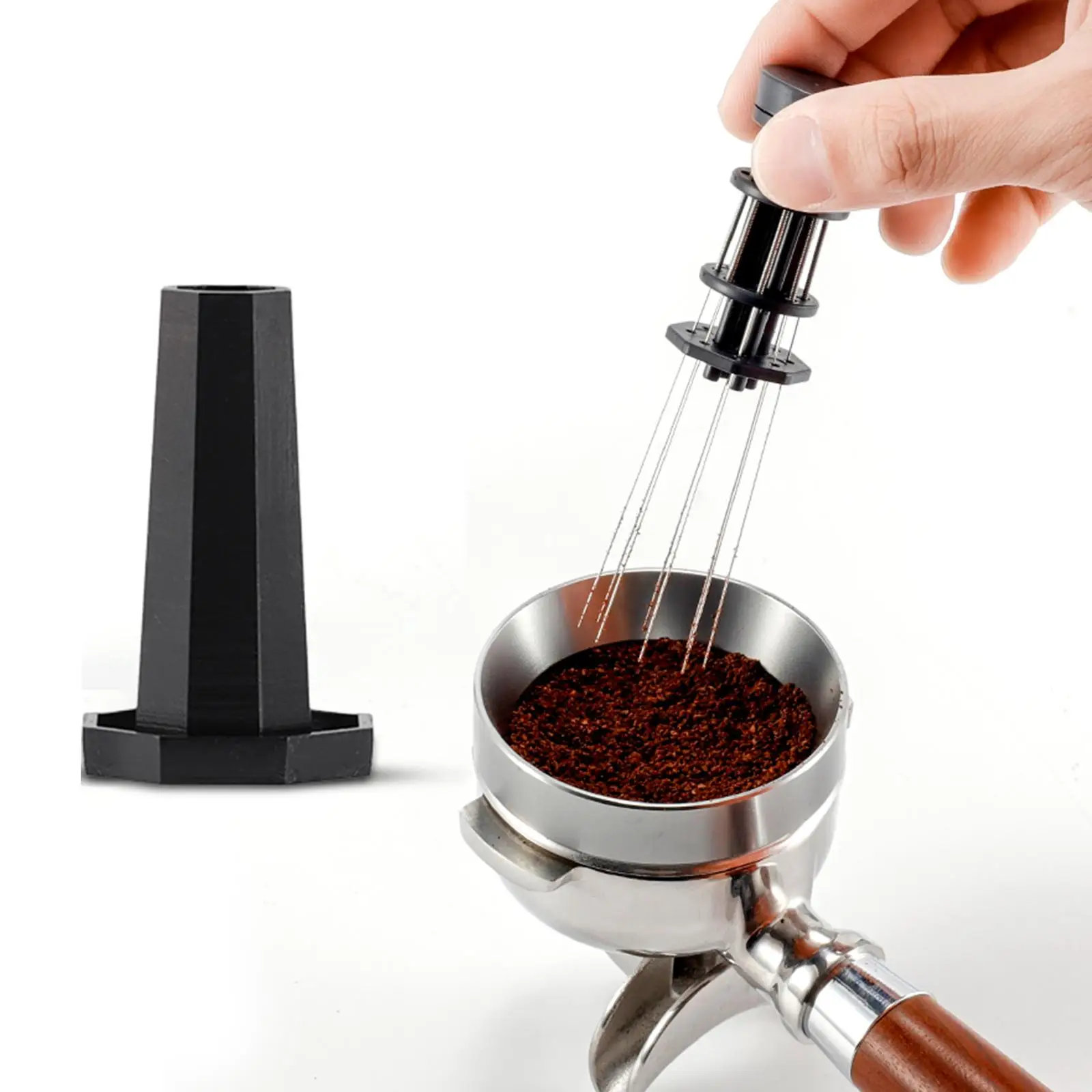 Verstelbare Koffie Roeren Tool 8 Naalden Espresso Distributie Tool Koffie Naald Distributeur Voor Koffie Winkels Levert Bars