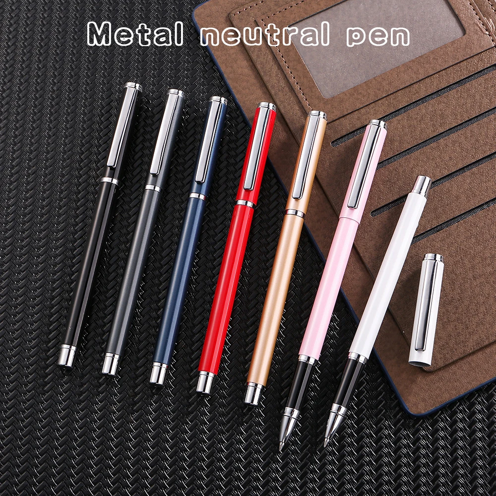 

1PCS High end metal 0.5 neutral pen office pen graduation advertisement promotion gift stationery