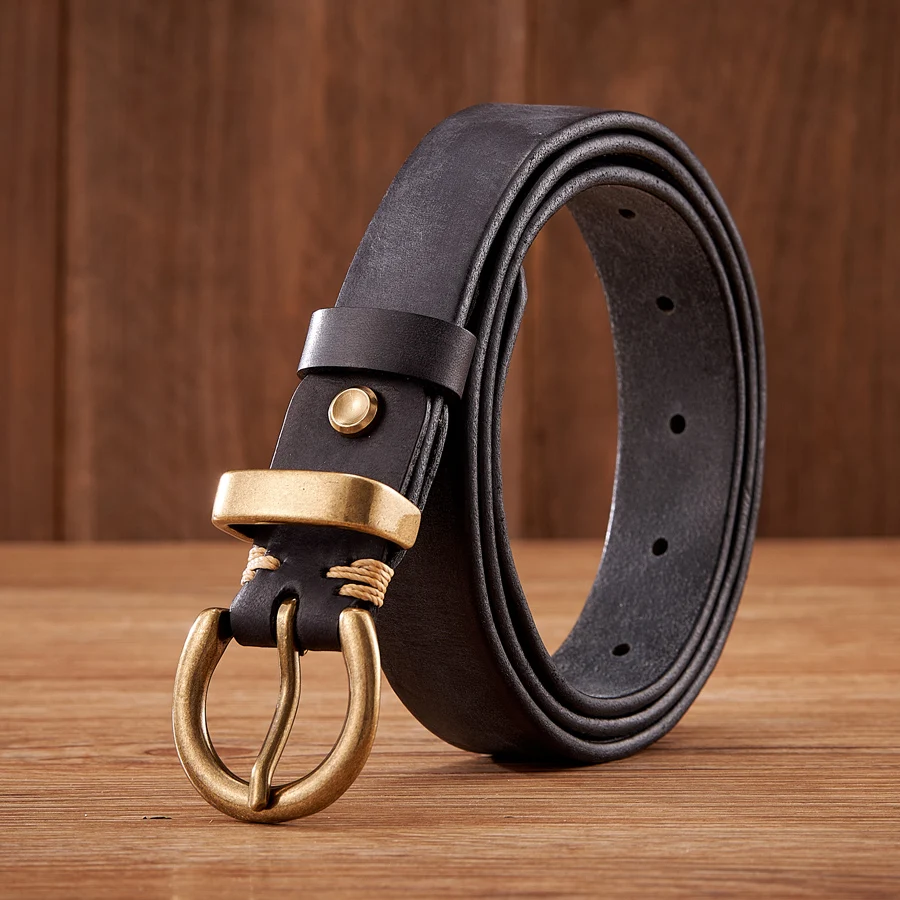 Women's Genuine Leather Waist Belt 2