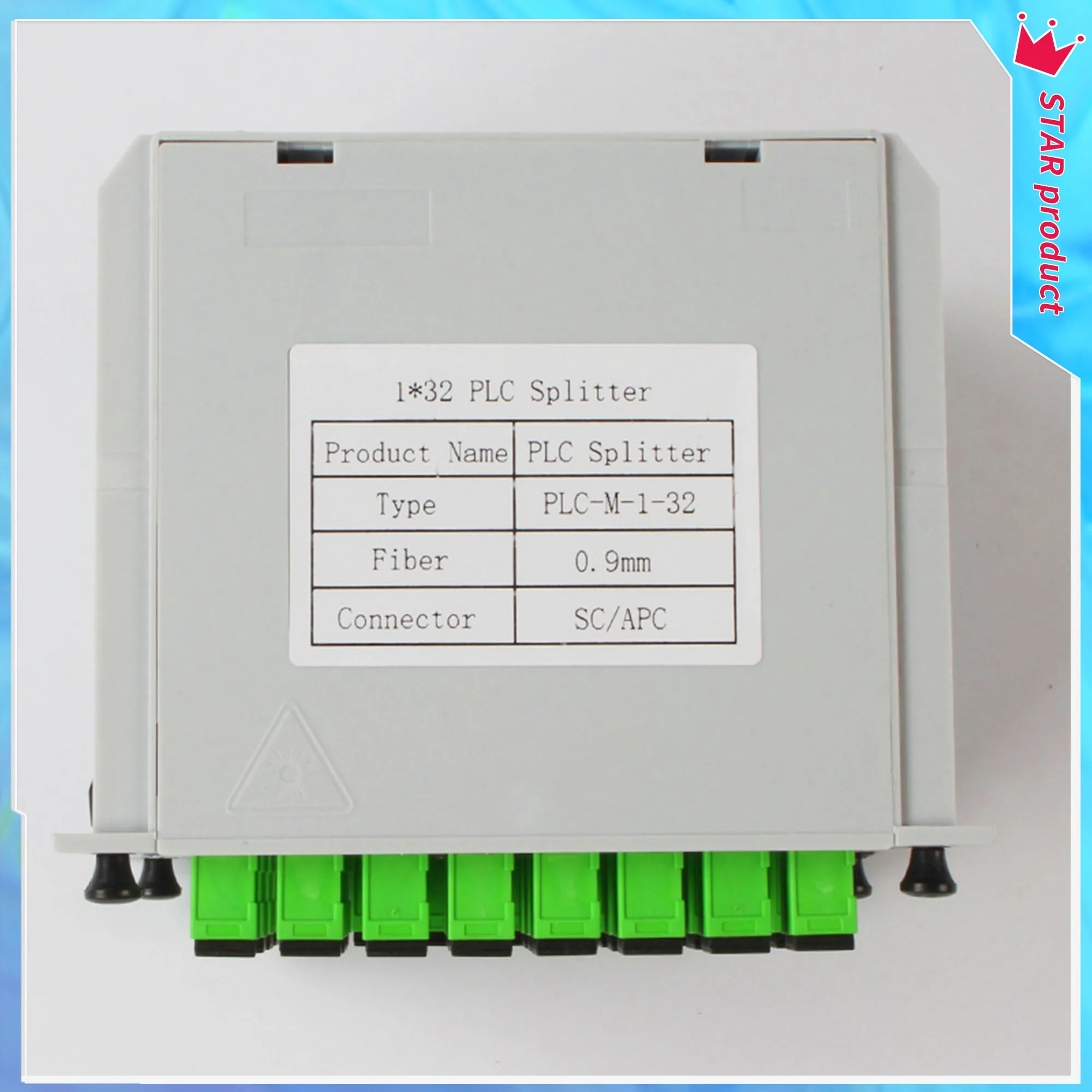 2 Stks/partij 1X32 Fiber Splitter Fth Sc Apc Splitter Box Type Embedded Patch Fiber Optic Koppeling Splitter 1X32 Plc Splitter Module