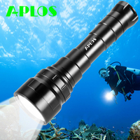 APLOS AP60 6000lm Diving Flashlight 6XP-L2 26650 Scuba Dive Light, IPX8 Waterproof Underwater 150m Professional LED Torch 랜턴