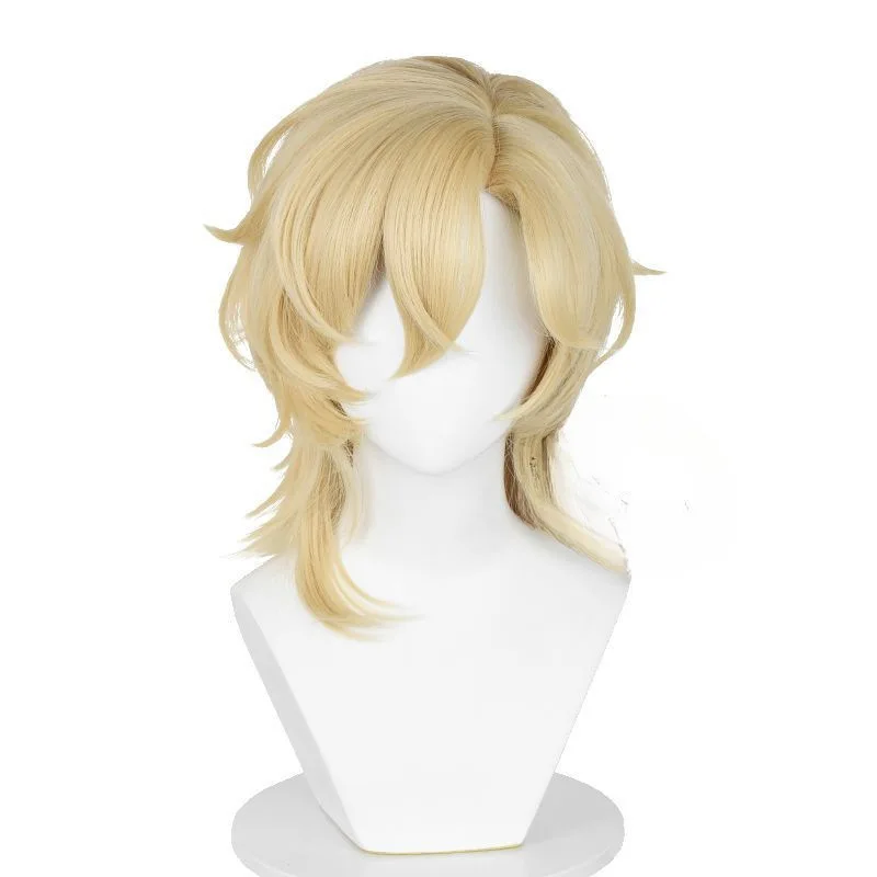 Bhāo Huài Xīng Qióng Tiě Dào Shā Jīn Cosplay Bǎi Fà Piān Fēn Tóu Pí Tóu Dǐng