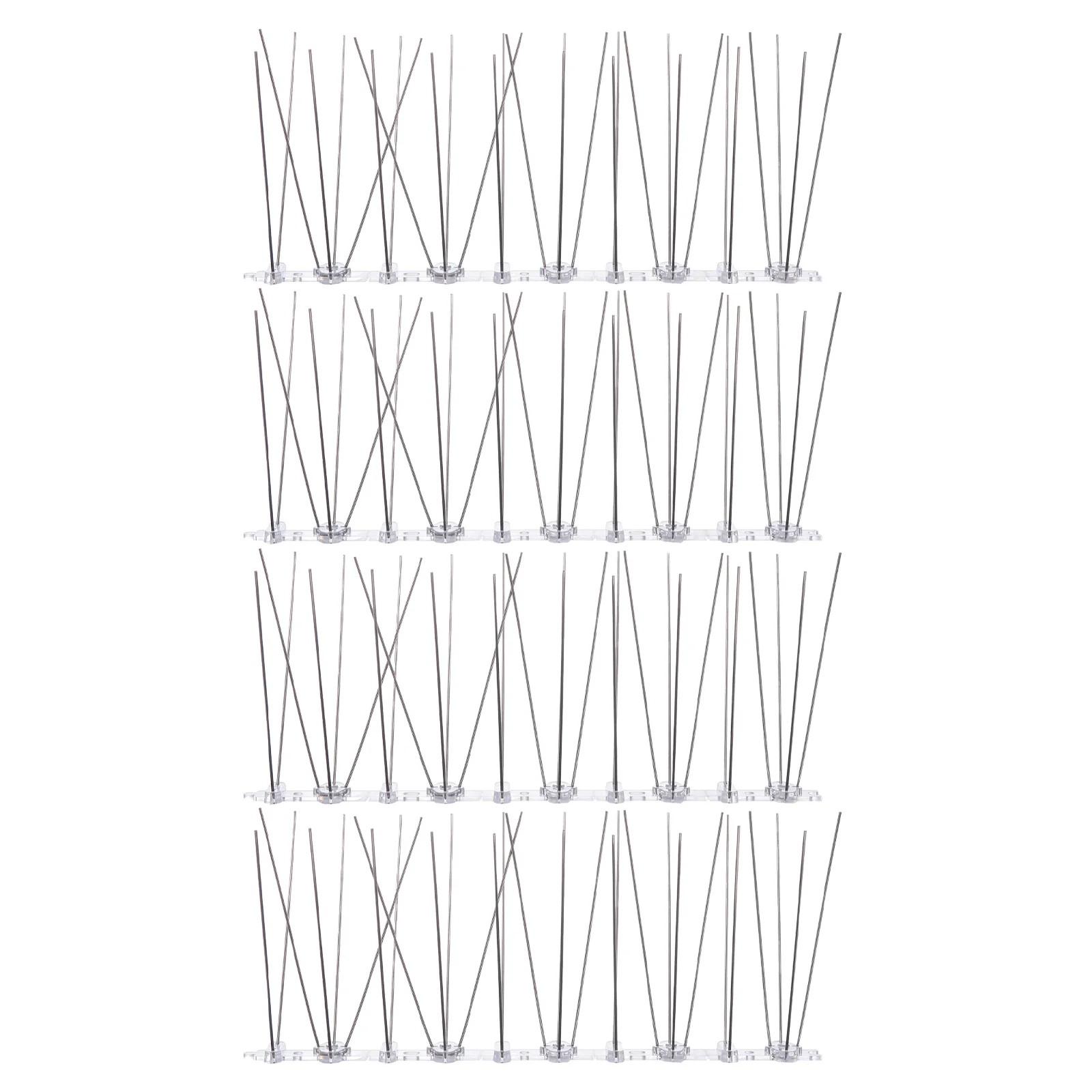 

Stainless Steel Bird Deterrent Spike Anti Pigeon Tool Prevention Strips Repellent Fence Thorn Spikes Pest Control Solution