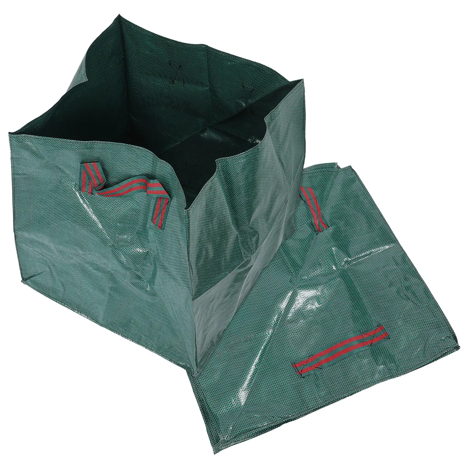 2Pcs Large Capacity Garden Bag Waterproof Foldable for Leaf Waste Yard Trash Storage Outdoor Cleanup Container