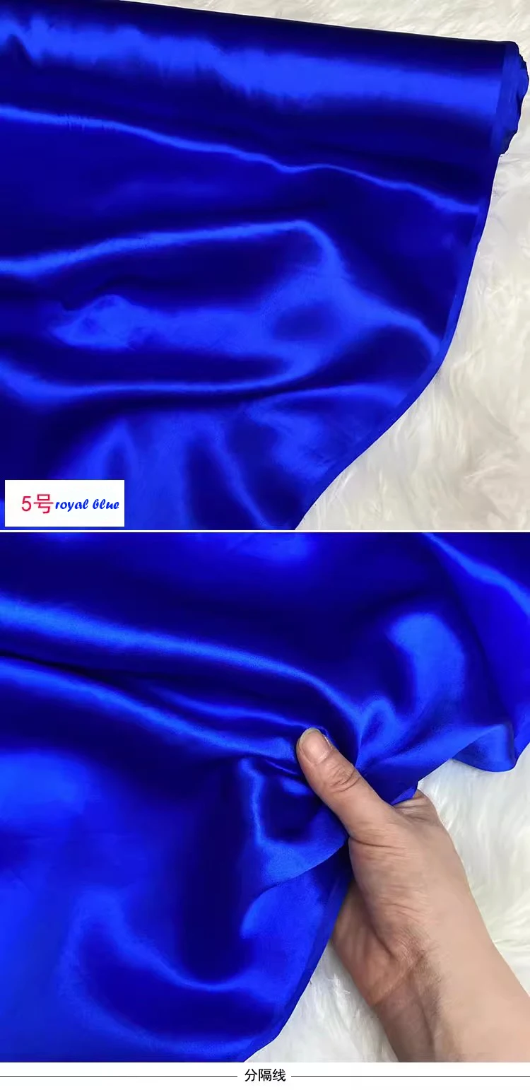 1 meter X 1.4 meter 100% Natural Silk Charmeuse Fabric 16 momme Pure Silk Satin Material For Gown Pajamas Pillowcase