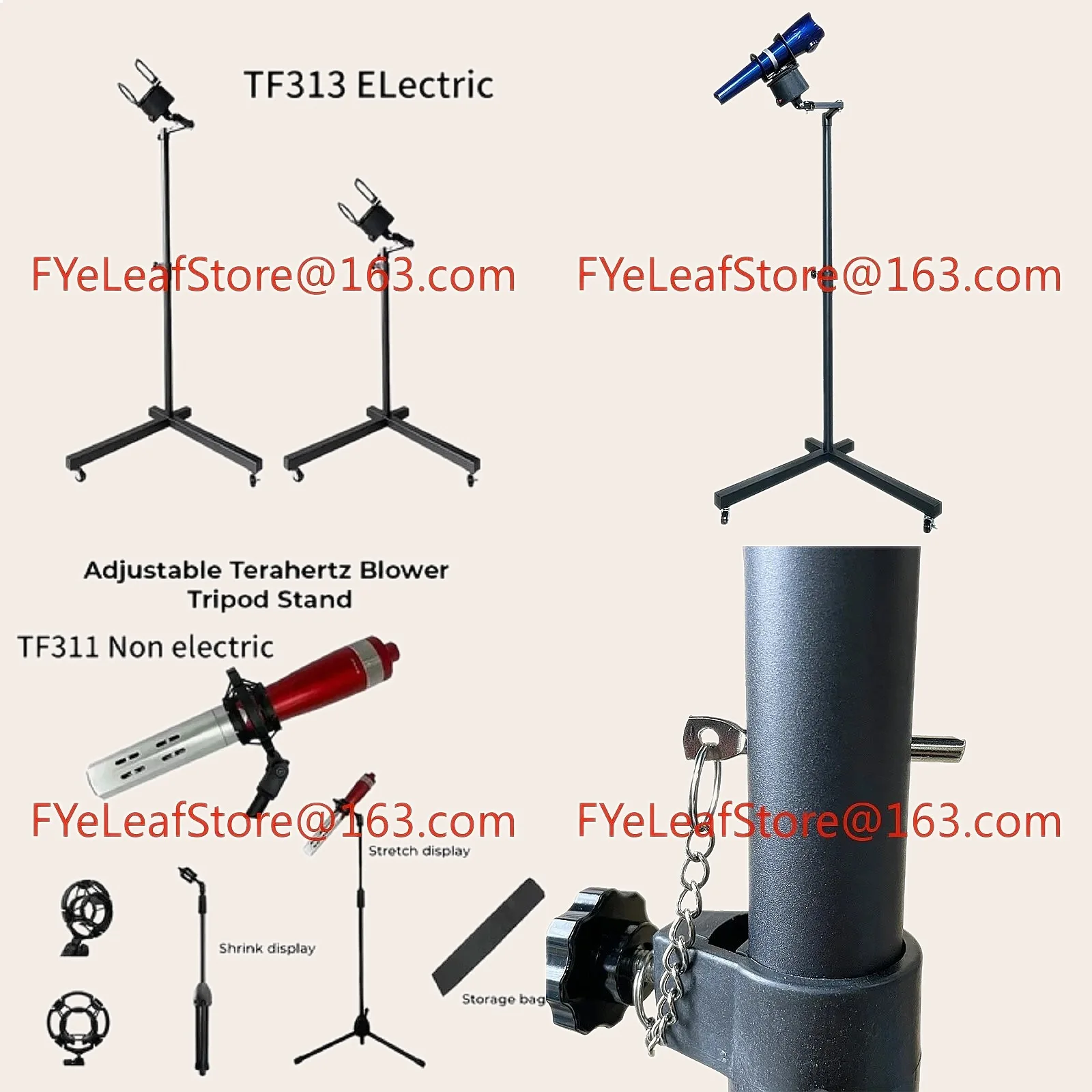 

New Blower Terahertz Wave Health Massage Therapy Device with Stand Holder