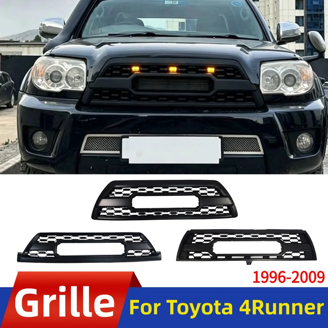 For Toyota 4Runner 1996-2009 Tuning Car Styling Accessories Exterior Parts Middle Mesh Front Mask Grille Inlet Grill TRD Style
