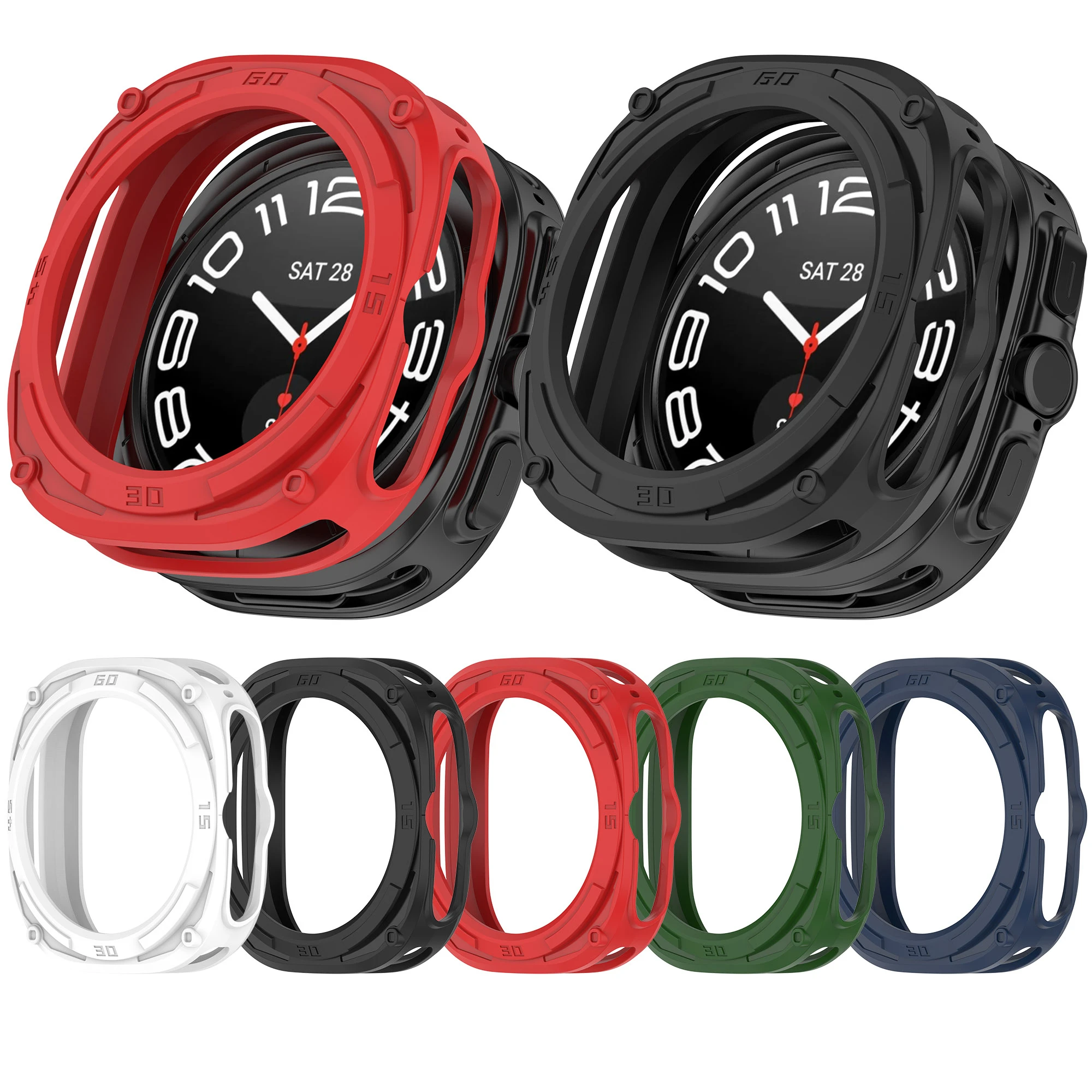 Suitable for Samsung watch ultra 47mm case Shockproof and drop-proof Smartwatch accessories