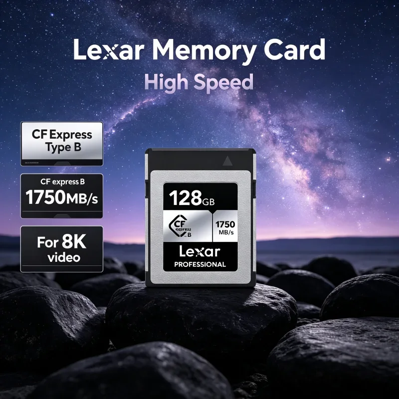 Lexar CFexpress Type B Memory Card 128GB 256GB CF express Type B Card Read 1750MB/s 512GB Storage Card For Photographers
