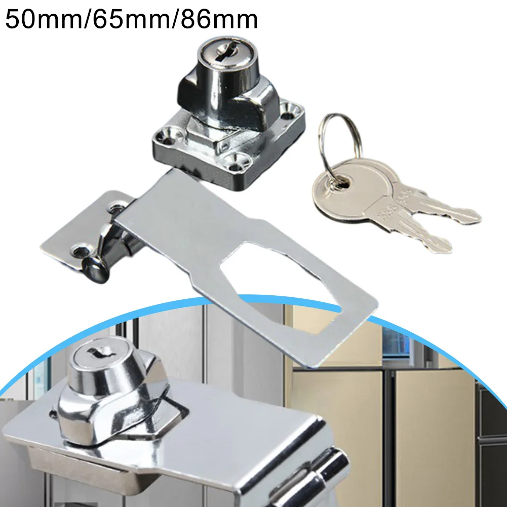 

2.5/3/4inch 90 Degree Cabinet Door Lock Hasp Latch Buckle Clasp Refrigerator Lock Drawer Lock Freezer Lock Furniture Hardware