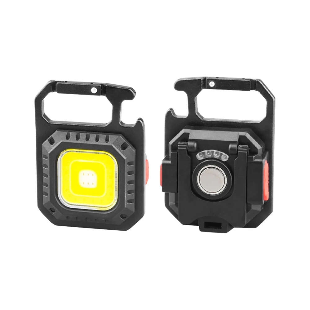 Wielofunkcyjna latarka z brelokiem Mini LED Camping Wędkarstwo Światło robocze na zewnątrz Kieszonkowe przenośne narzędzia Latarka ze stopu aluminium