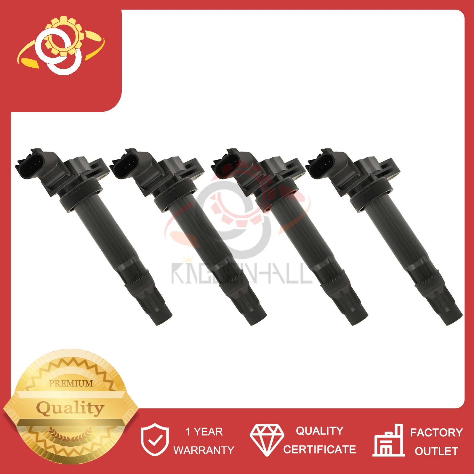 

23871596 9687 5090 4Pcs New Ignition Coil Compatible with CHEVROLET LACETTI 1.8 2005 SPARK 1.0 1.2 2010