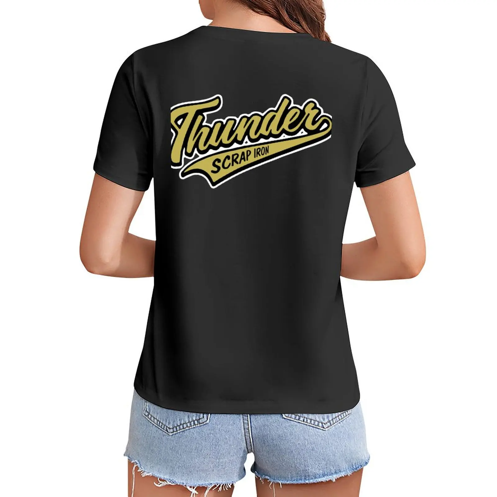 

Thunder Senior Softball T-Shirt hippie clothes oversized t-shirts for Women cotton