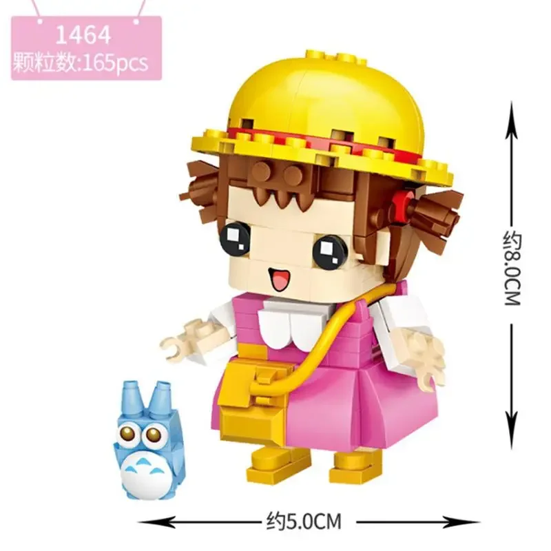 LOZ Blocks Cute Cartoon Head Brick Model Educational Toy Clown Small Anime Brinquedos DIY Building Figure Girl Gifts 1463