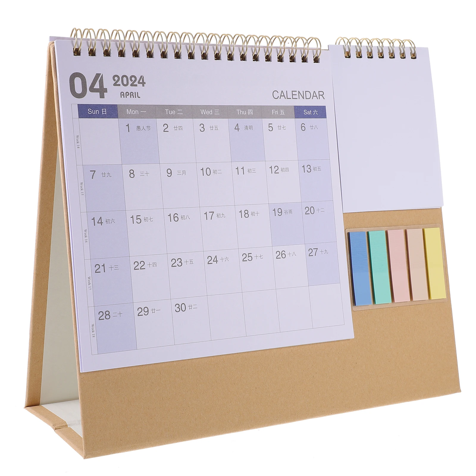 

Notes Calendar Desk Standing Aesthetic Small Calendars Office Desktop Mini Decor