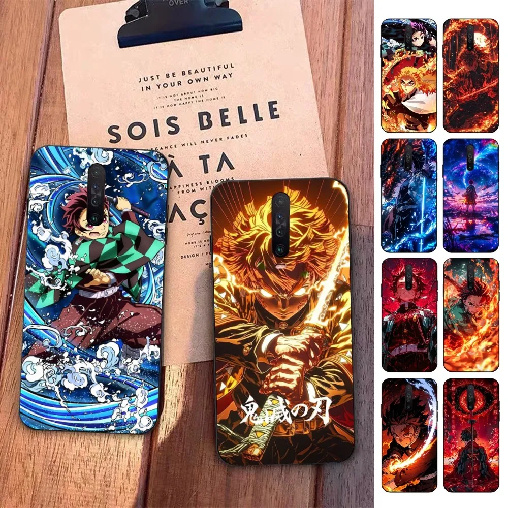 Japanese Anime D-Demon S-Slayer Phone Case For Redmi 5 6 7 8 9 10 Plus Pro 6 7 8 9 A GO K20 K30 K40 Pro Plus F3 Fundas