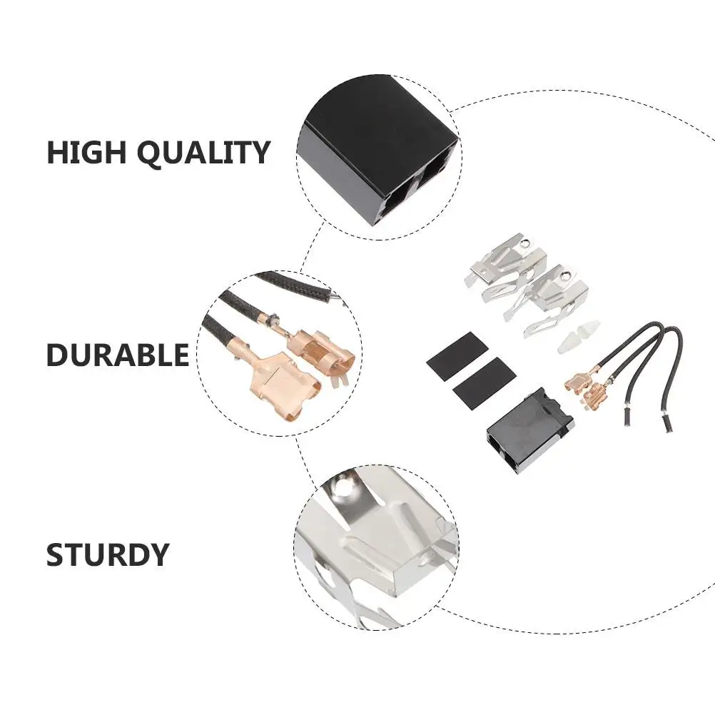 

2 Sets Kit Stove Socket Replacement Range Burner Receptacle Kit Receptacle Electric Stove Heating Elements Kitchen Accessories