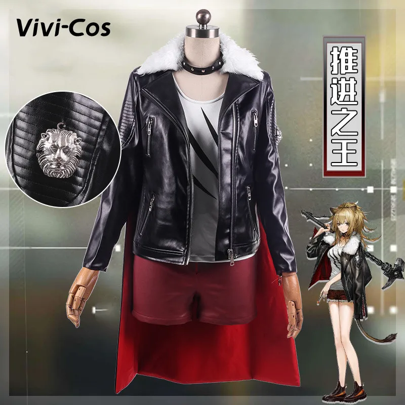 Vivi-Cos Game Arknights Siege Handsome Cool Cosplay Women's Costumes Halloween Role Play Party Carnival New S-XL