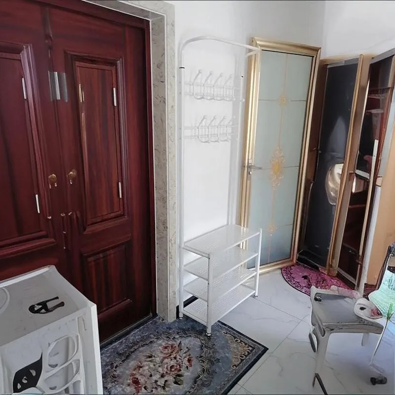 

Indoor furniture wrought iron coat rack floor-to-ceiling bedroom foyer clothes rack simple modern simple hanger