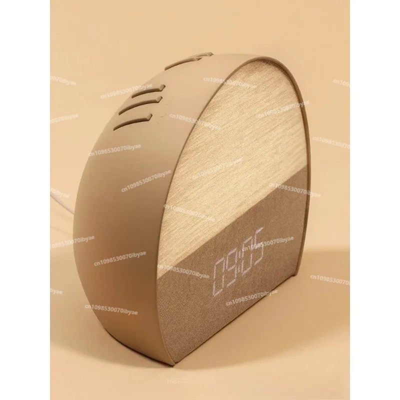 For White Noise Ambient Light Bluetooth Speaker Clock Sleeper Wake-up Light Simulated Sunrise Light