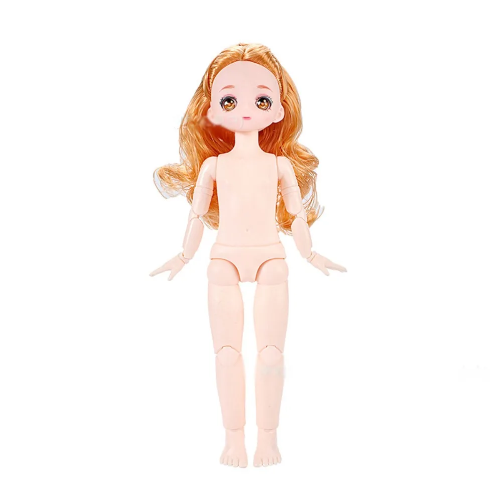 

Милая 3D-фигурка девочки с комичным лицом, 30 см, с реалистичными глазами, модель 1/6, подвижное тело, аксессуары для фигурок 30 см