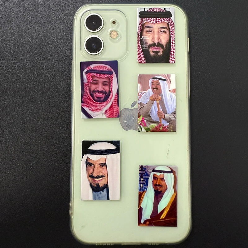 جديد المملكة العربية السعودية الهاتف المحمول 3M ملصق شارة معدنية دبوس دبابيس دبابيس #1