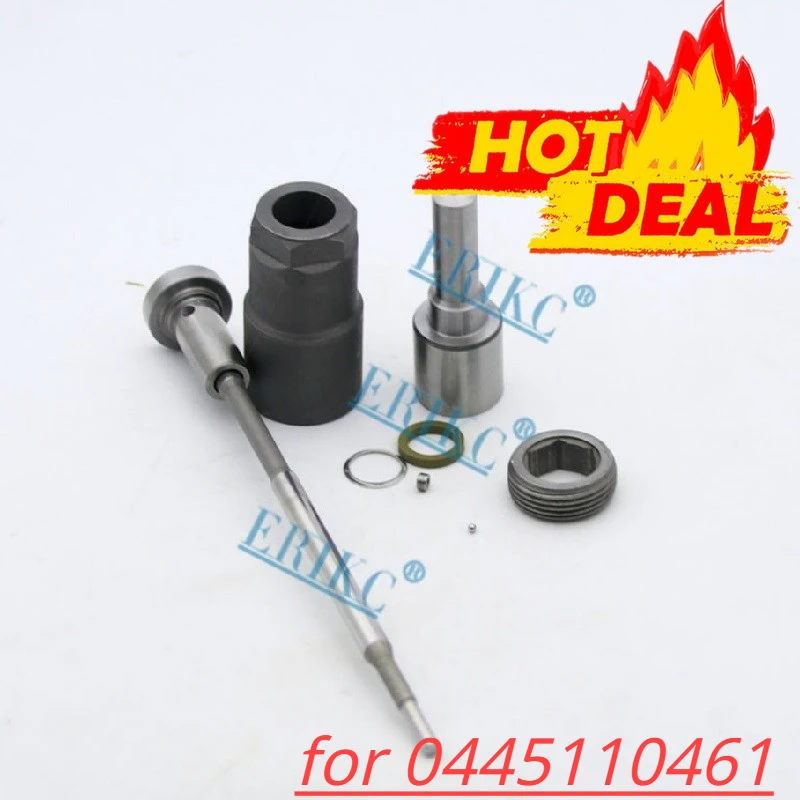 0 445 110 461 Common Rail Injector Overhaul Kits Nozzle DLLA148P2268 Control Valve F00VC01377 for 0445110461 JMC AN3-9K546-AA