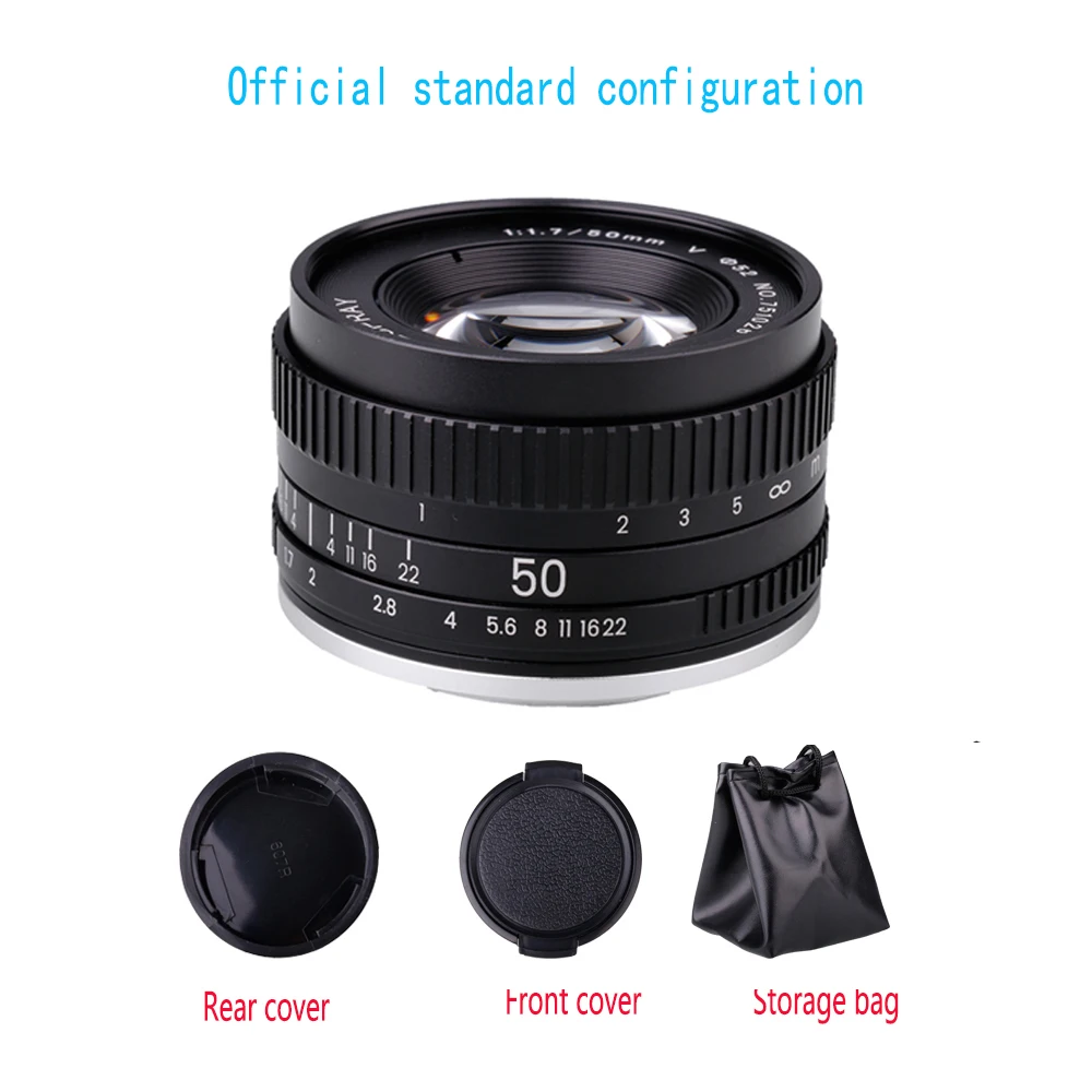 New 50mm F1.7 Large Aperture Standard Prime Full Frame Portr