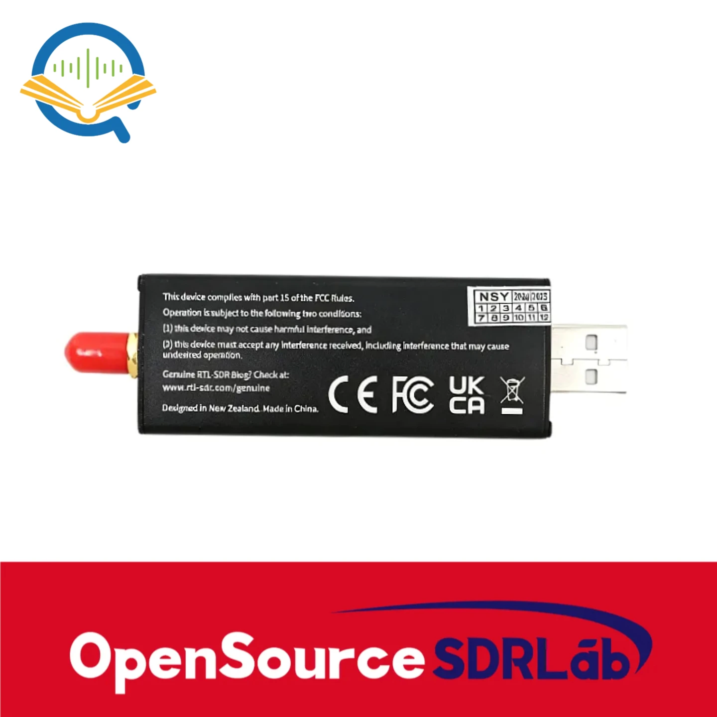 OpenSourceSDRLab Original RTL-SDR Blog RTL SDR V3 RTL2832U 1PPM TCXO SMA RTLSDR Software Defined Radio mit Mehrzweck-D – Detail 5