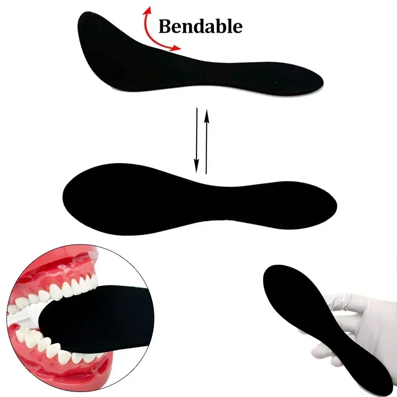 

Autoclavable Dental Photographic Black Background Bendable Oral Silicone Rubber Cheek Palate Contrast Plate