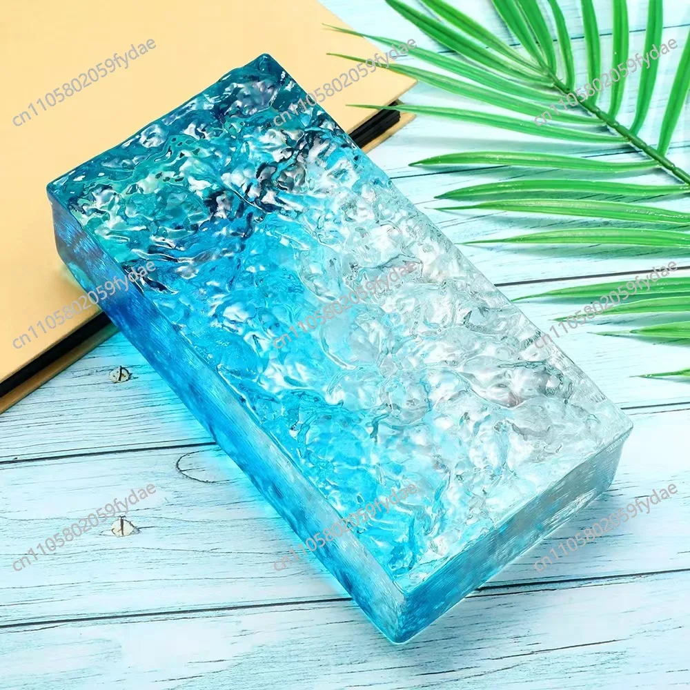 Glass Brick Bubble Brick Frosted Solid Crystal Tile Colorful Transparent Square Bar Partition Wall Tiles - view 3