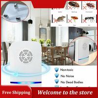 Ultrasonic Electronic Pest Reject Repeller Mosquito Mouse Rat Spider Insect Pest Repellent Multi-function Rodent Insect Killer