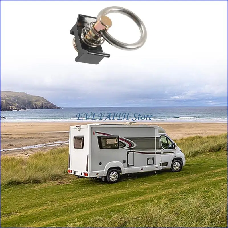 

124B Adjustable L Track Fastener 45 Degree 1000LB Load Capacity Vehicle Tie Down System Locking Mechanism for UTV Securing