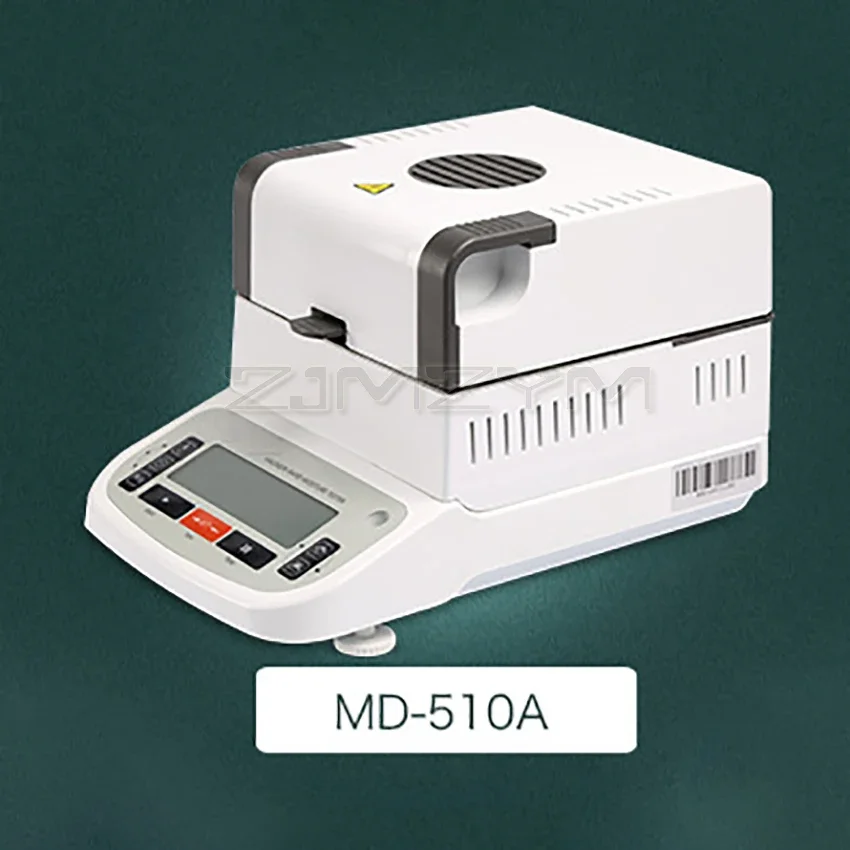 MD-510A Laboratory Moisture Tester Lab Food Grain Moisture Analyzer with Digital Display Fast Halogen Moisture Tester 110V/220V