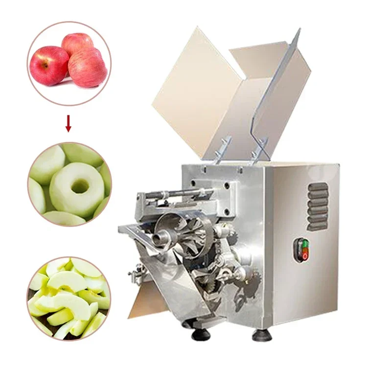 Automatic Corer Slicer Machine Stainless Stele Slicing Machine Peeling Cutter