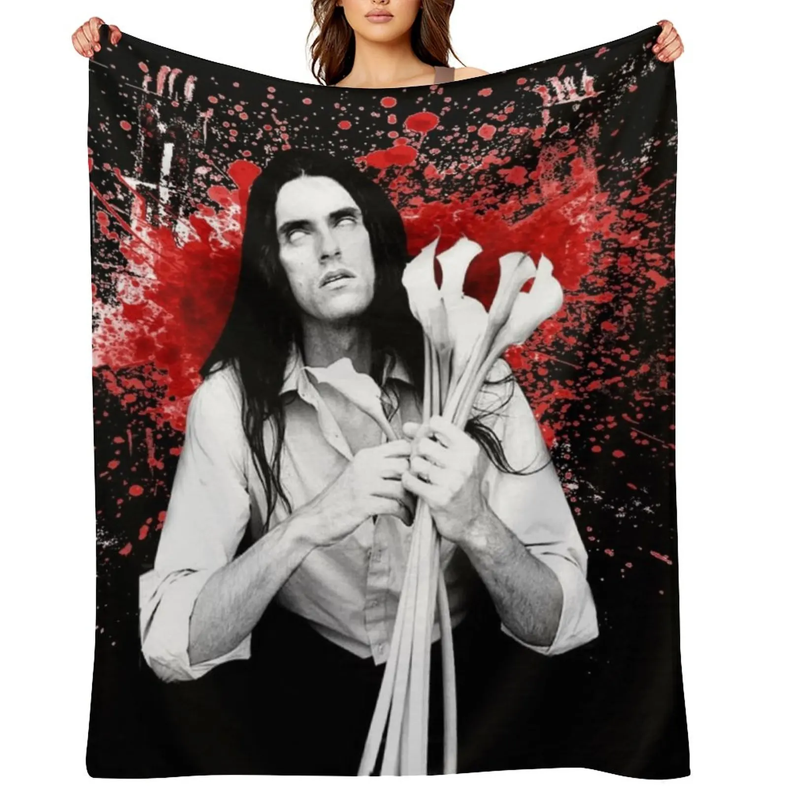 

PETER STEELE BLOOD Throw Blanket Blankets For Bed Large Picnic sofa bed Blankets