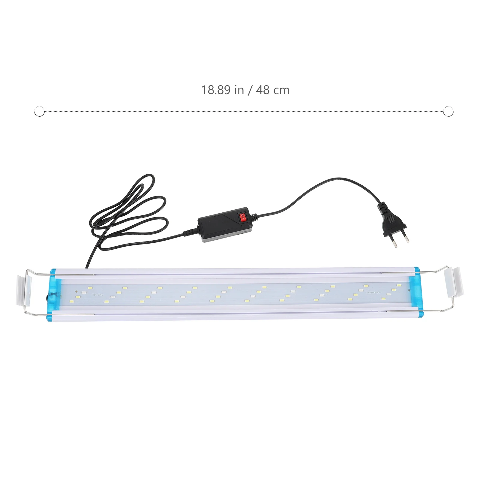 1Pcs Aquarium Light Compact High Brightness LED Lamp Fine Heat Dissipation Easy Install Eu Plug Fish Tank Light